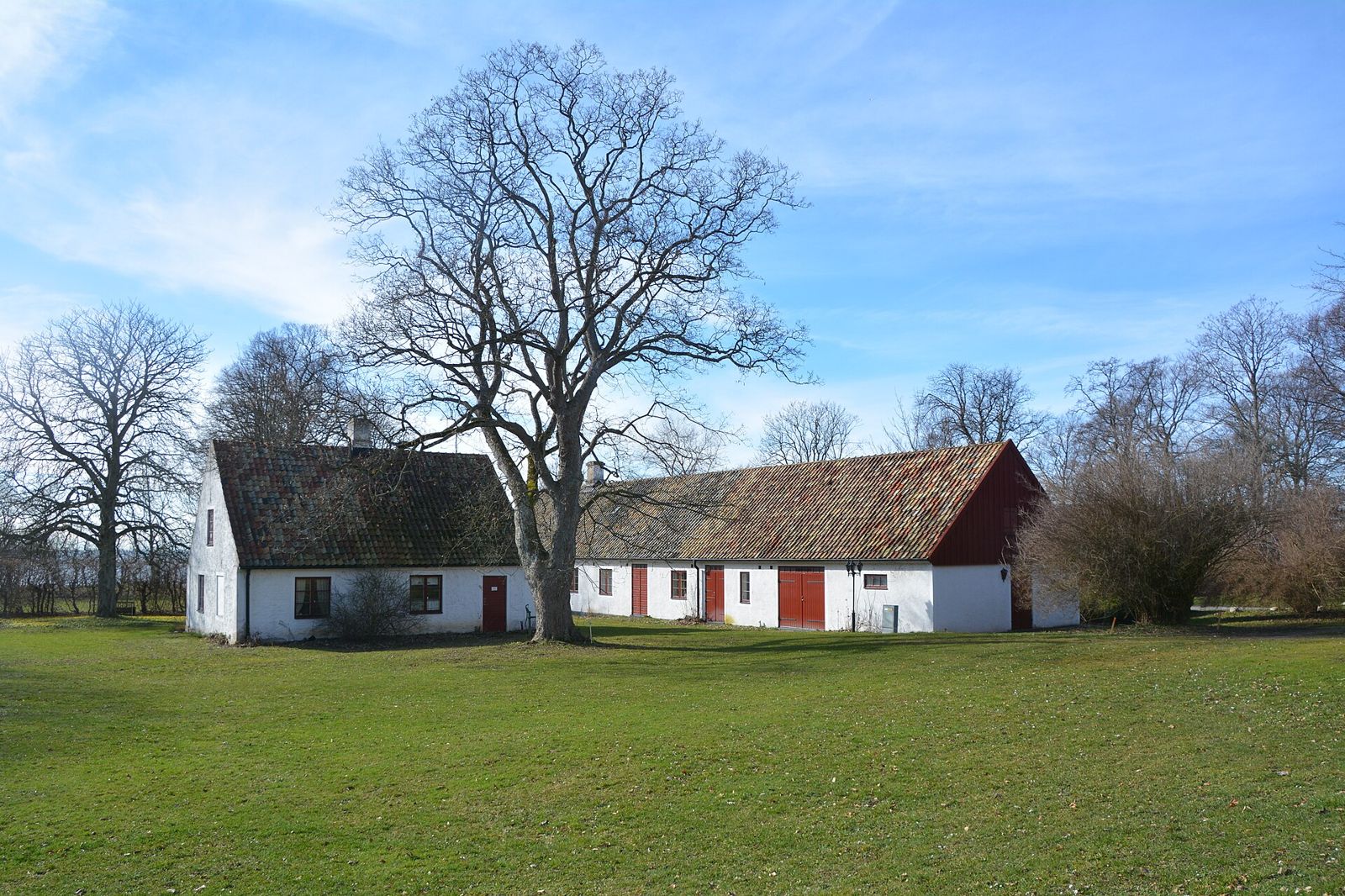 Historic brickworks buildings at Bjersund